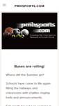 Mobile Screenshot of pmhsports.com